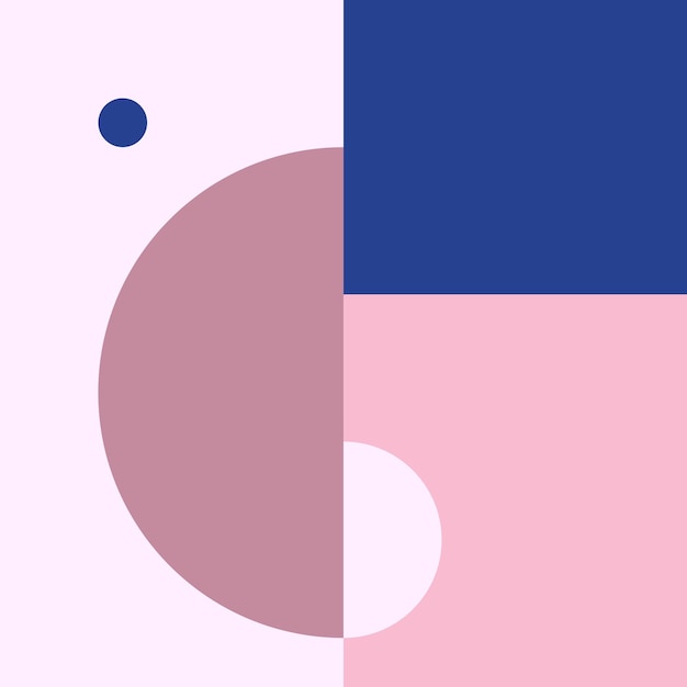 Geometryczne tło wektorowe w stylu Material Design Uniwersalny prosty minimalistyczny kolorowy wzór oparty na kształtach siatki i linii kluczowej Grafika dla biznesu Prezentacja internetowa Tkanina na okładkę Indygo Pink
