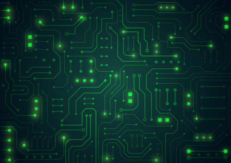 Wektor geometryczne tło zaawansowanej technologii