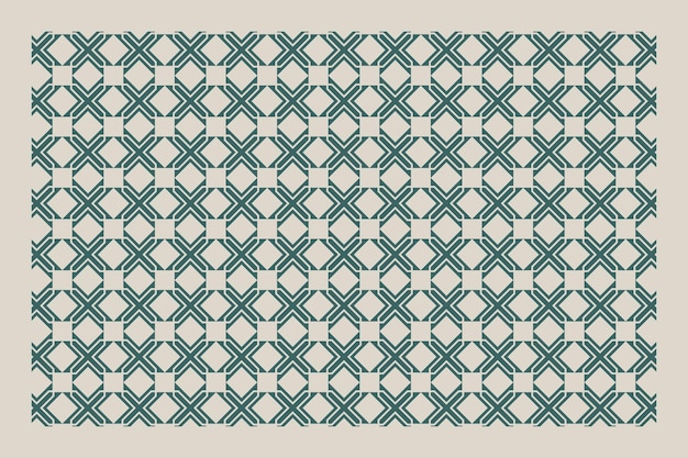 Geometryczne wzory w stylu wschodnim