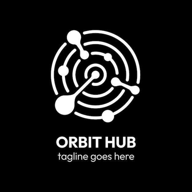 Geometryczne zarys usługi technologii Orbit Hub