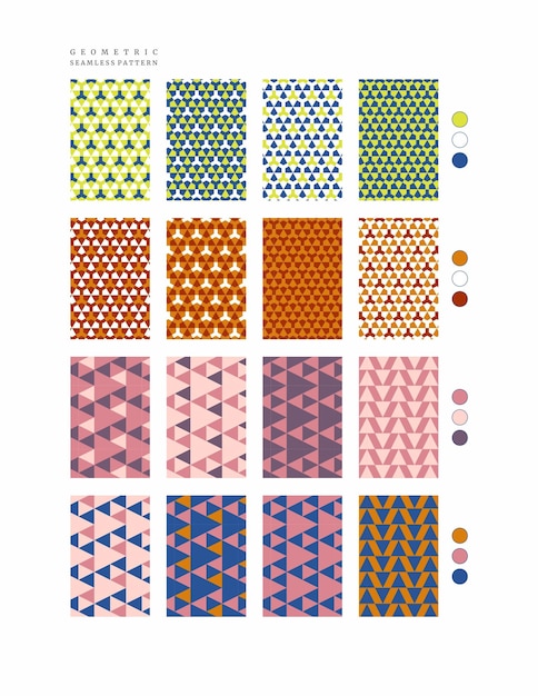 Geometryczny bezszwowy wzór scenografia