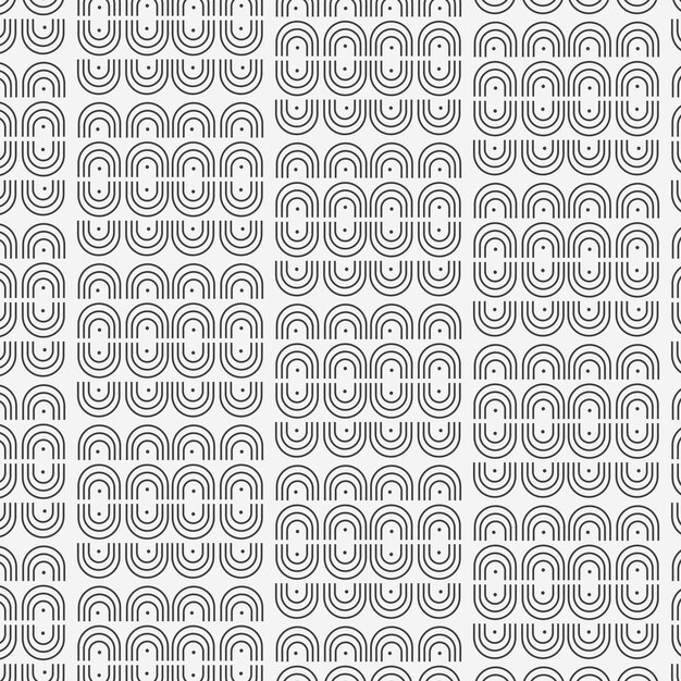 Geometryczny bezszwowy wzór z abstrakcyjnymi kształtami