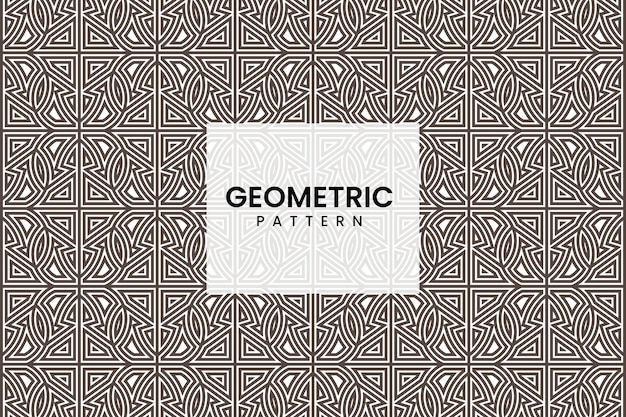 Geometryczny bezszwy abstrakcyjny wzór