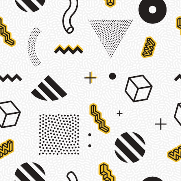 Geometryczny deseniowy bezszwowy nowożytny wektor