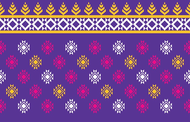 Geometryczny etniczny orientalny bezszwowy wzór tradycyjny projekt graficzny do dekoracji tapety