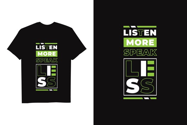 Geometryczny inspirujący cytat t shirt design