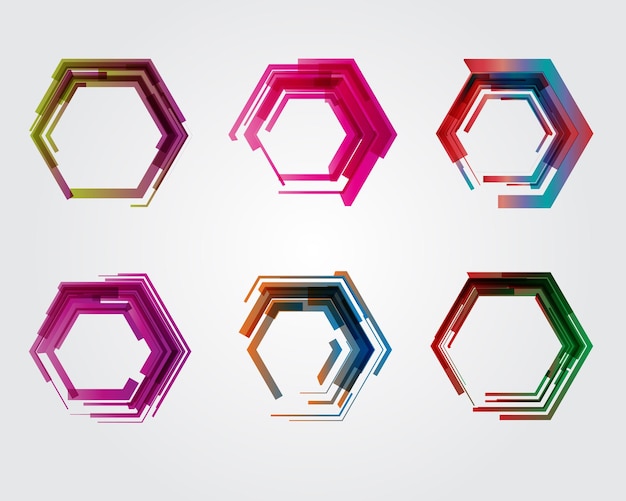 Geometryczny pięciokąt Business streszczenie ikona jako znak symbol logo www etykiety