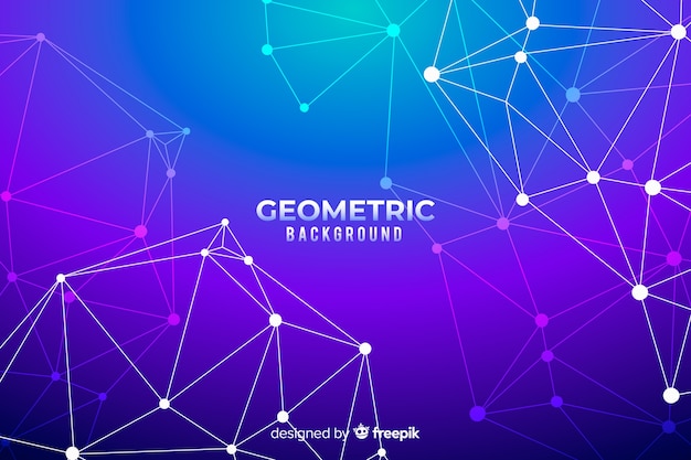 Geometryczny Tło Z Gradientami