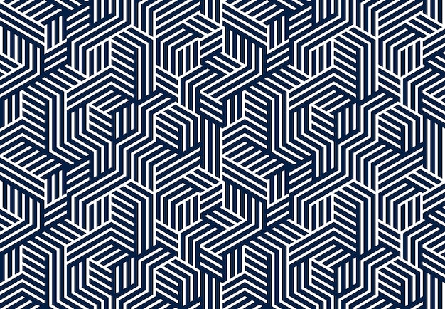 Geometryczny wzór 3D z wyłożonymi kostkami, polami w paski, blokami wektorów tła, architektury i budownictwa, projektowania tapet.