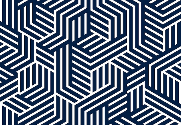 Geometryczny wzór 3D z wyłożonymi kostkami, polami w paski, blokami wektorów tła, architektury i budownictwa, projektowania tapet.