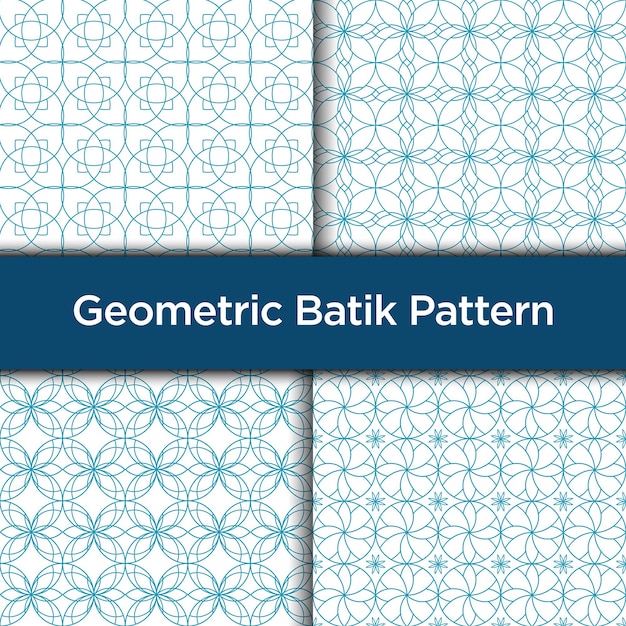 Geometryczny Wzór Batikowy 1