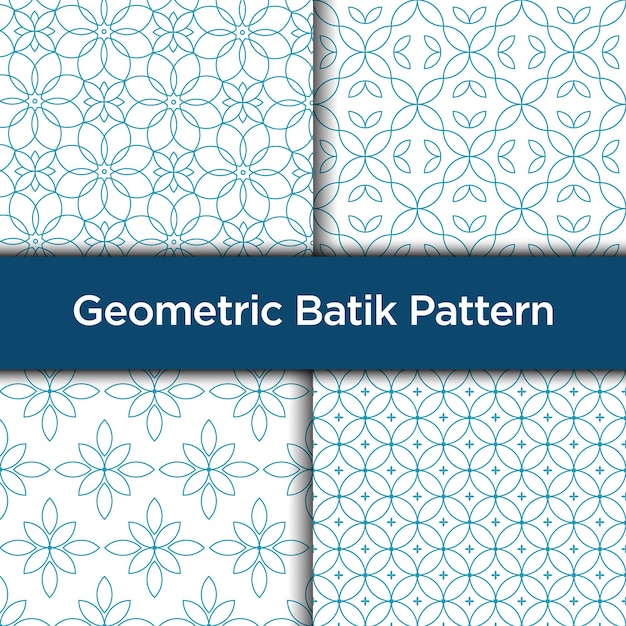 Plik wektorowy geometryczny wzór batikowy 3