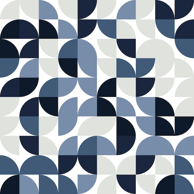 Geometryczny wzór Bauhuas Wektor Kolorowy Geometryczne tło Geometryczne wzór Bezszwodowe nowoczesne