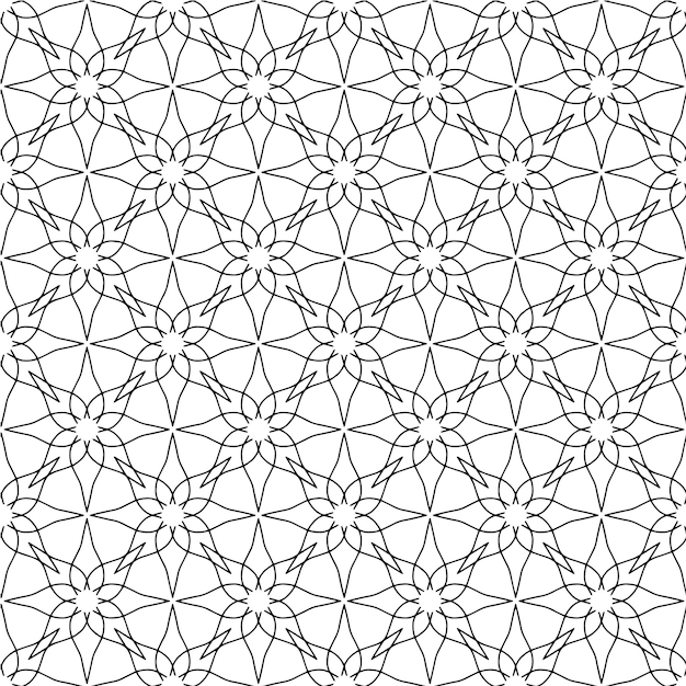 Plik wektorowy geometryczny wzór czarno-biały