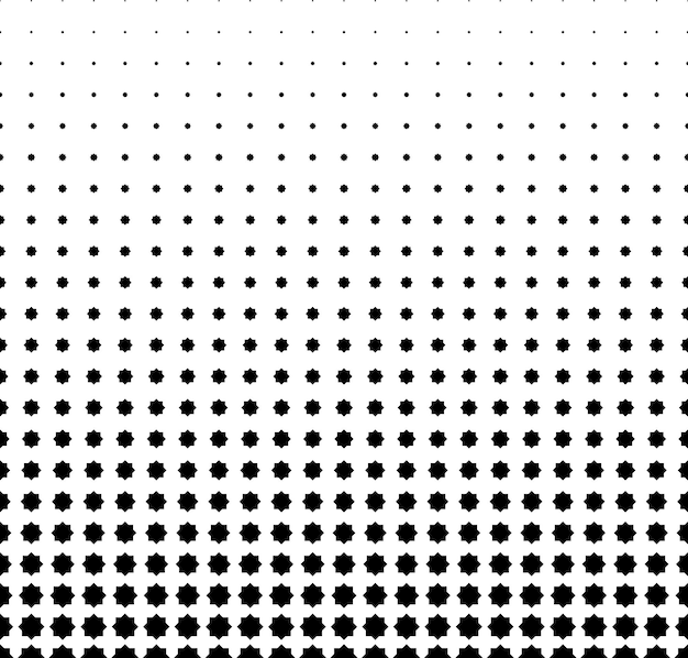 Geometryczny Wzór Czarnych Figur Na Białym Tleopcja O średnim Wyblaknięciu