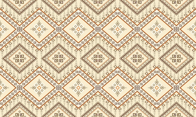 Plik wektorowy geometryczny wzór etniczny.dywan, tapeta, odzież, opakowanie, batik, tkanina, styl haftu ilustracji wektorowych.