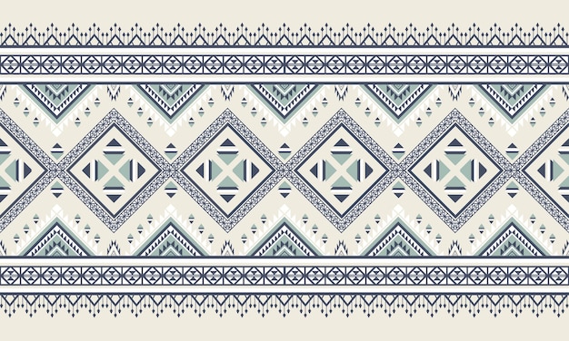 Geometryczny wzór etniczny.dywan, tapeta, odzież, opakowanie, batik, tkanina, styl haftu ilustracji wektorowych.