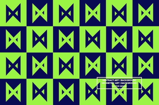 Geometryczny wzór Geometryczne tło Abstrakt Tło Elementy projektowania strony internetowej Zig Zag Zielony