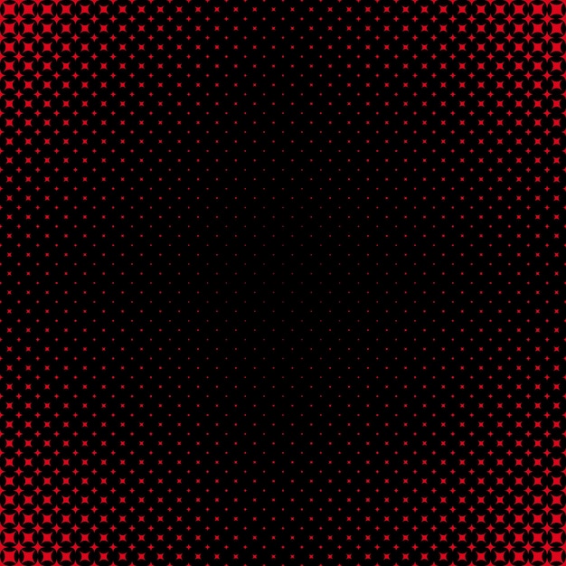 Geometryczny wzór gwiazdy półtonów - grafika wektorowa o zakrzywionych kształtach o różnych rozmiarach