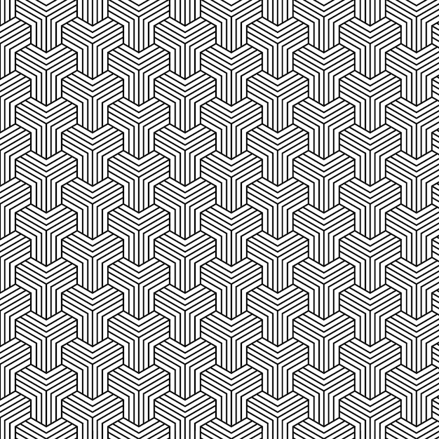 Geometryczny wzór linii