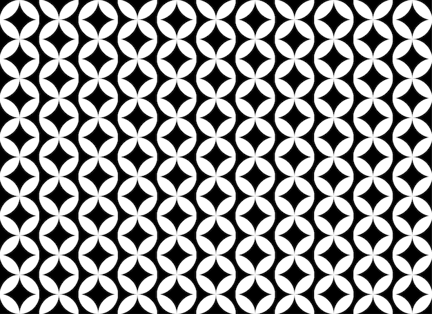 Geometryczny wzór monochromatyczny wzór tła ilustracji wektorowych