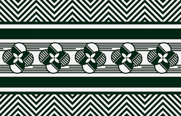 Geometryczny wzór plemienny wzór na tledywantapetatkaninakocetorebkitkanina do pakowania mebli ilustracja wektorowa styl haftu