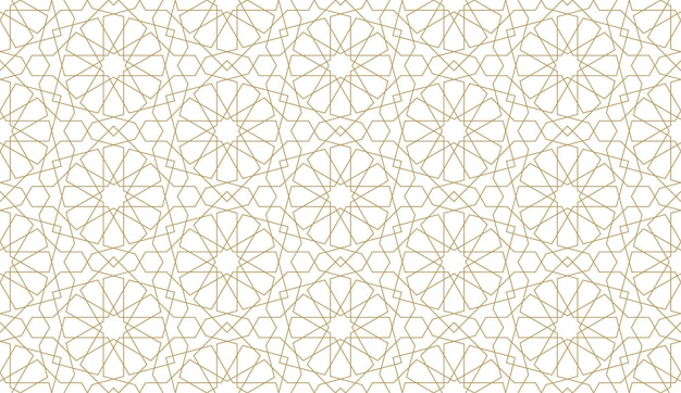 Geometryczny wzór w autentycznym arabskim stylu. Ilustracja wektorowa