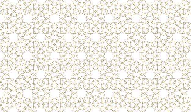 Geometryczny wzór w autentycznym arabskim stylu. Ilustracja wektorowa