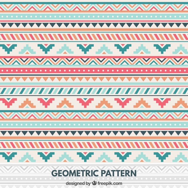 Geometryczny wzór w rodzimym stylu