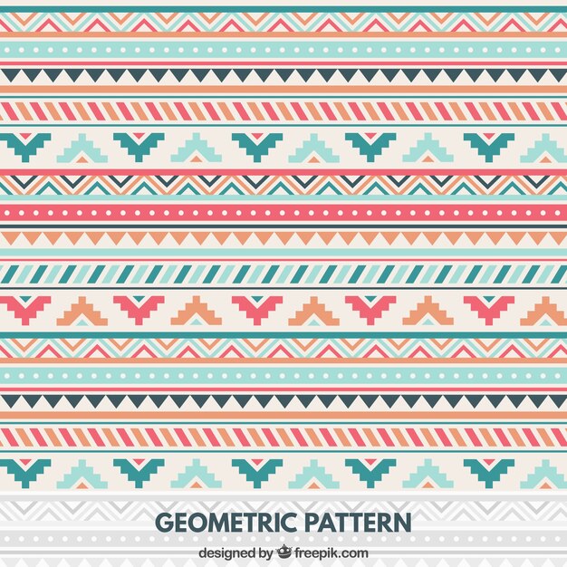 Geometryczny Wzór W Rodzimym Stylu