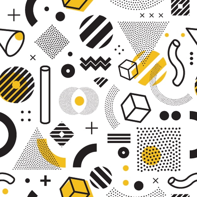 Geometryczny wzór wektor bez szwu