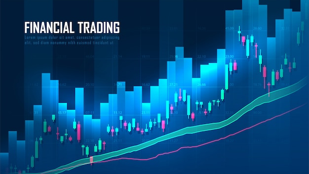 Giełda Lub Wykres Handlu Forex W Koncepcji Graficznej