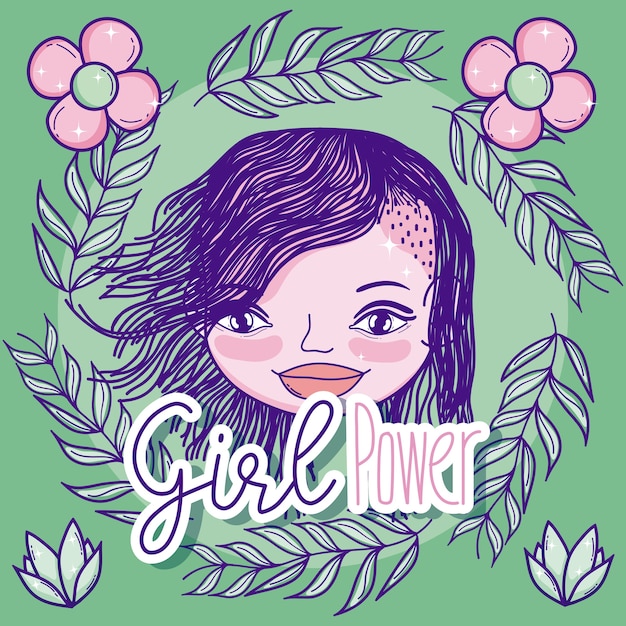 Girl Power Cartoon