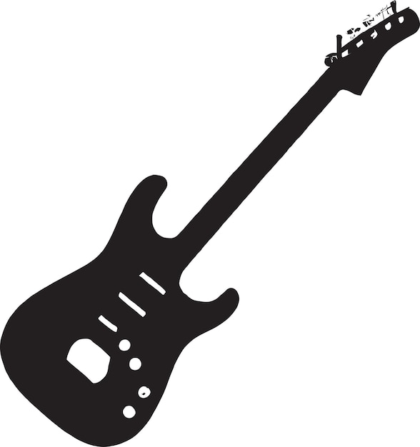 Glamorous Vector Guitar Logo Dla Twojej Luksusowej I Luksusowej Marki Muzycznej