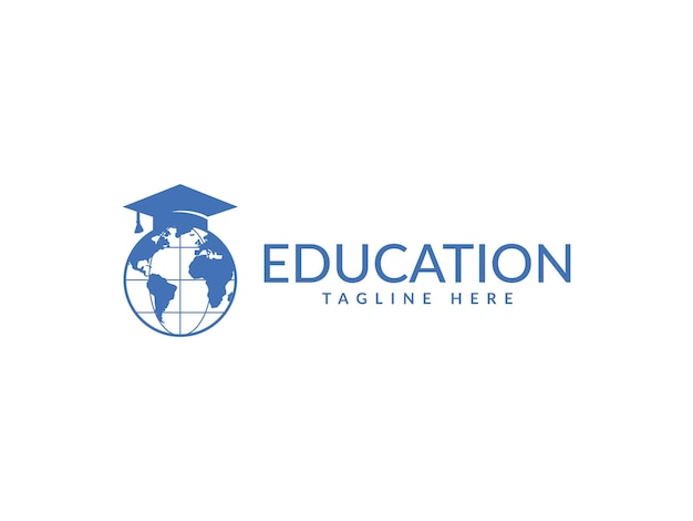 global education logo vector illustration academy logo template