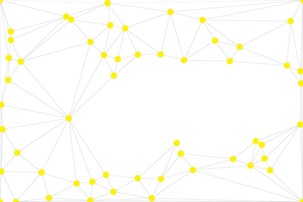 Global network connection background for banner design Abstract line background with connecting dots and lines Network Connecting dot polygon Social network communication Internet technology