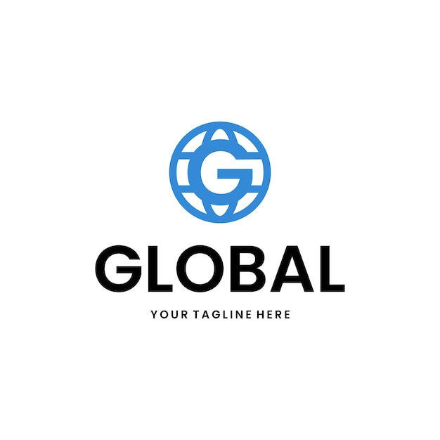 Globalny Szablon Logo Litery G