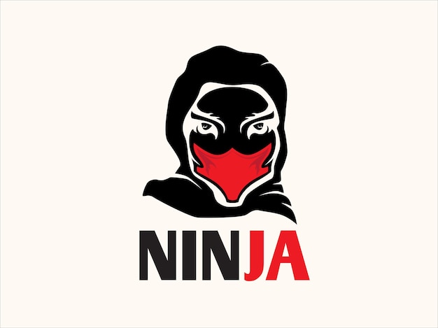 Głowa Ninja Z Logo Maski