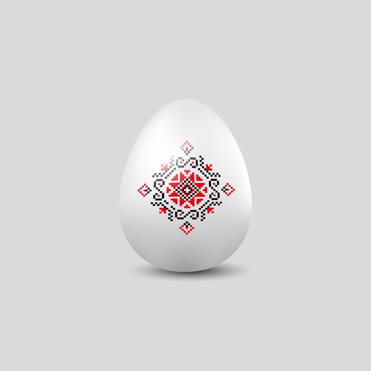 Wektor godło ornament wielkanocny ukraina rombus2
