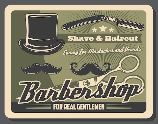 Golenie i strzyżenie brody Barbershop wąsy