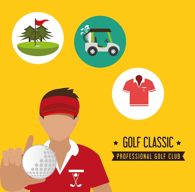 Golf Club Golfer Avatar