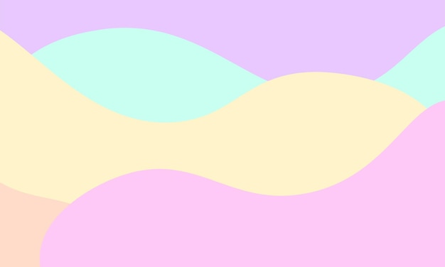 Plik wektorowy góra abstrakcyjna tła w pastelowych kolorach projekt szablonu dla mediów społecznościowych z kartami banerów