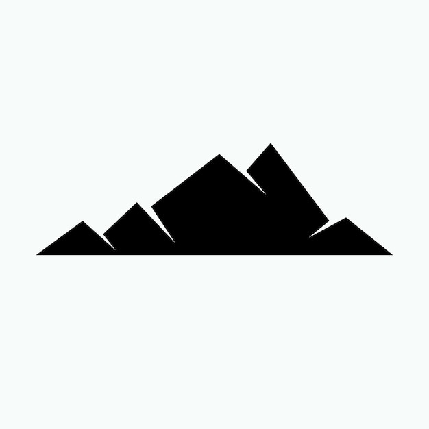 Góra Ikona Szczyt Góry Highland Symbol