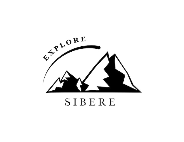 Góry Ilustracja Wektorowa Maskotka Logo Na Imprezę Górską Lub Górskie Logo