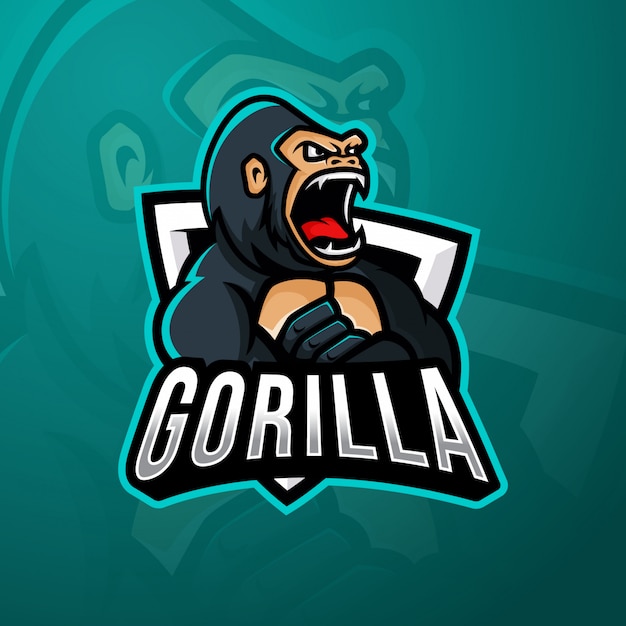 Goryl Esport Maskotka Logo Premium