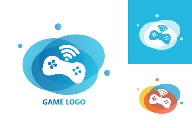Gra Logo Szablon Wektor Projektu, Godło, Koncepcja Projektowa, Kreatywny Symbol, Ikona