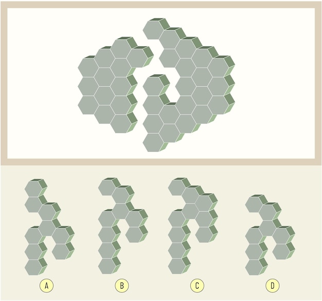Plik wektorowy gra umysłowa pytania mózgowe test iq pytania inteligencji wizualnej znajdź brakującą część
