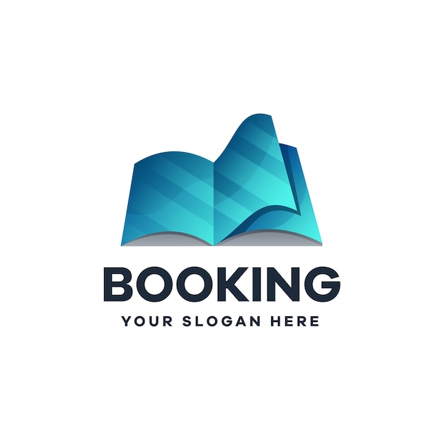 Gradient Book Edukacja Logo