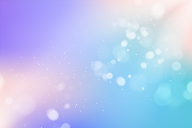 Gradient efektu bokeh w tle