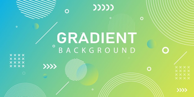 Gradient geometrycznego tła